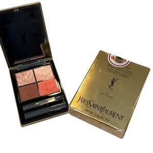 NEW Yves Saint Laurent YSL couture mini clutch Eyeshadow Palette Over Orange 810